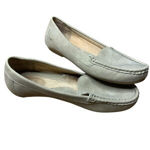 b.o.c. Born Concept Grey Perforated Comfort Loafers - Size 8M